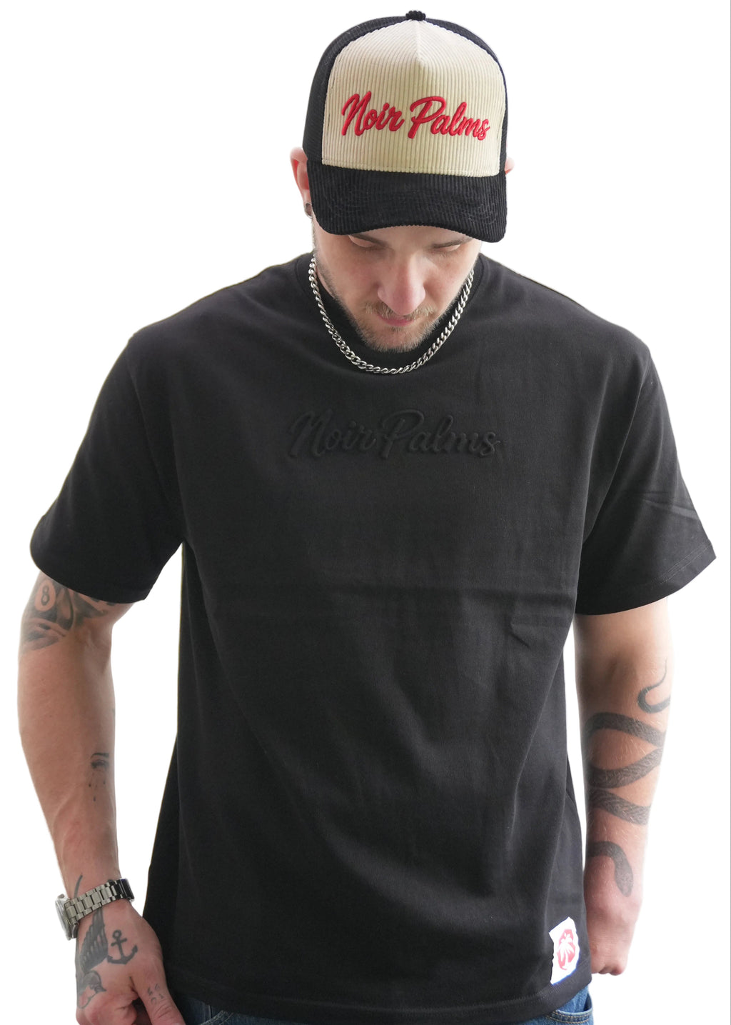 Embossed Tee Black