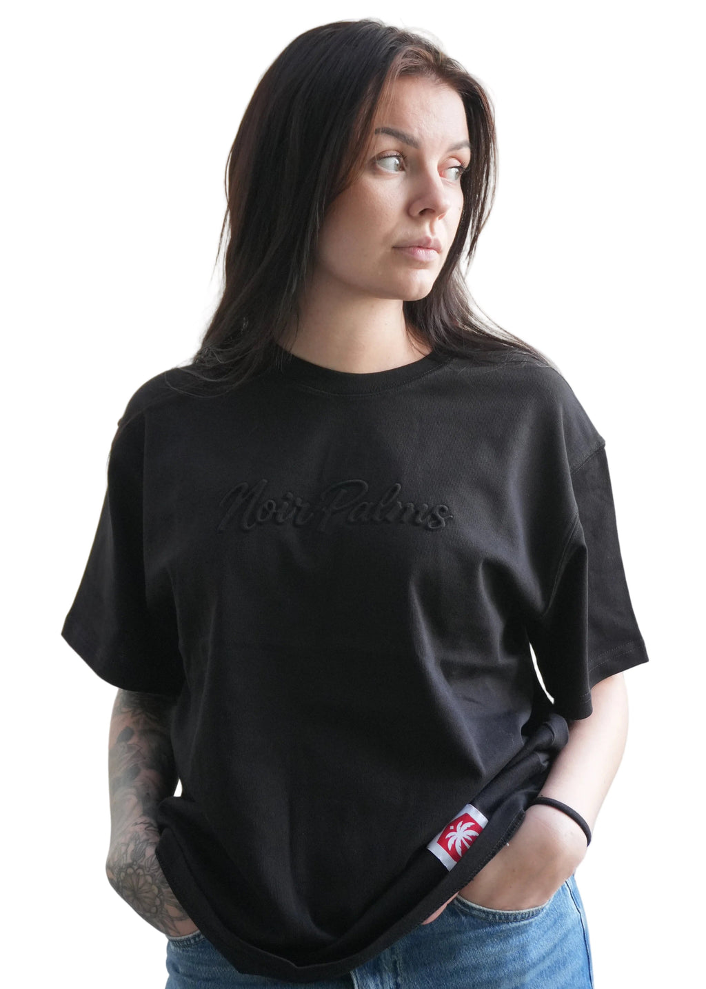 Embossed Tee Black